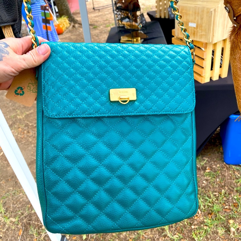 Quilted leather Bodhi crossbody bag